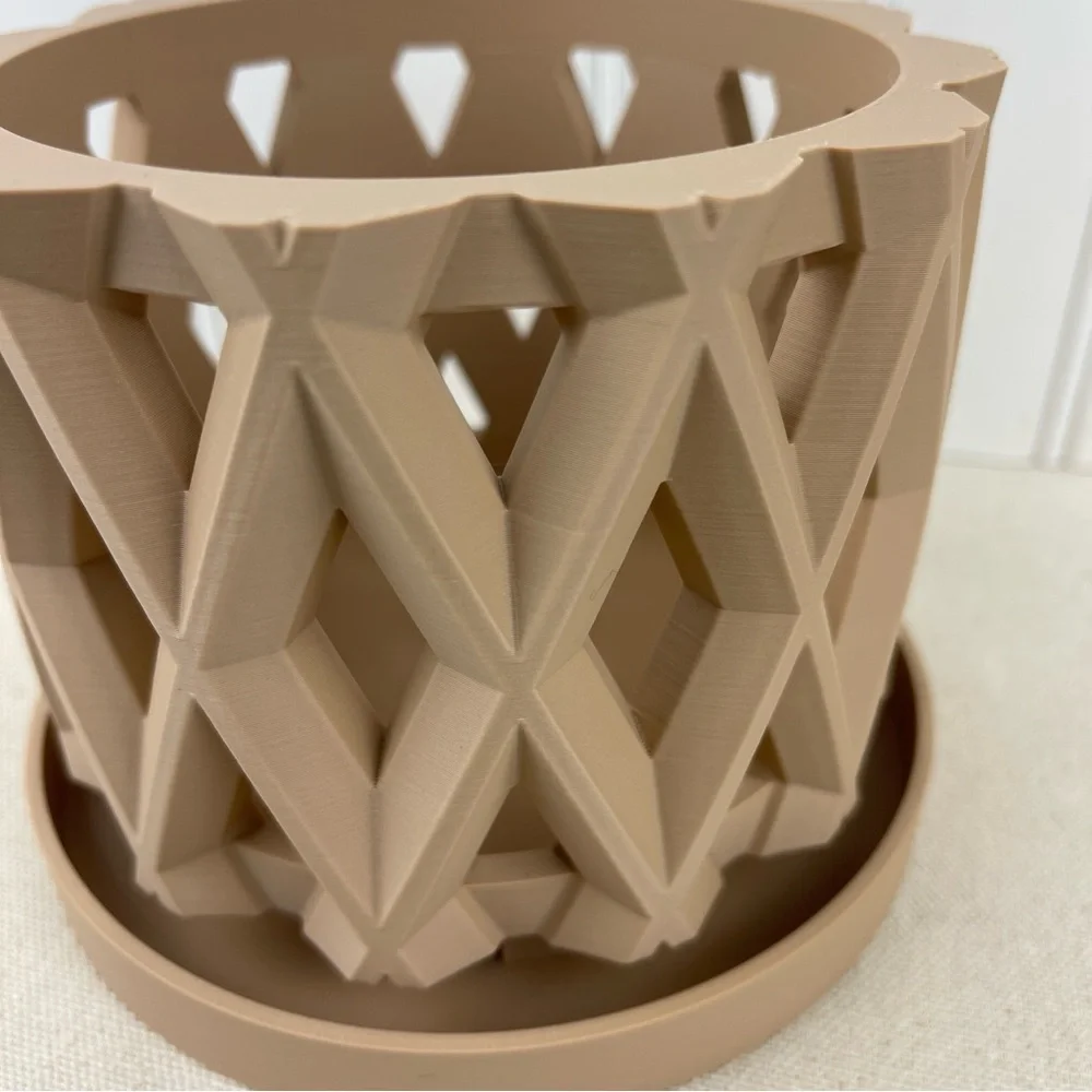 Modern Orchid Plant Pot, The Alune Orchid Planter, 3D Printed
